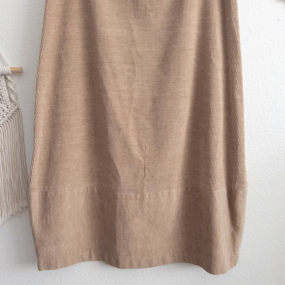 DKNY Pure Size 8 Tan Cotton Corduroy Maxi Skirt - Picture 3 of 5